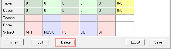 Allocation (Year Group Allocation, deleting subjects, highlighted example, cut down)