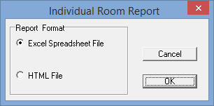 Individual Room Report (Report Format)