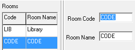 Rooms (after insert, cut down)