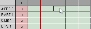 Schedule tab (three-subject join, pre-join)
