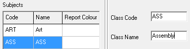 Subjects (type class name, cut down)