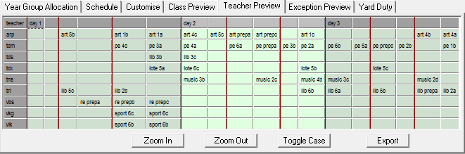 Teach Preview tab (Initial)