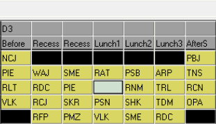 Yard duty tab (clearing teachers, cleared selection, cut down)