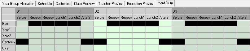 Yard Duty tab (cut-down)