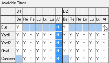 Yard Duty Teacher Limits (Available Times, multiple fields changed)
