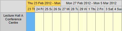 Accommodation Calendar (synweb, calendar area)