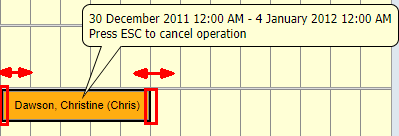 Accommodation Calendar - (cut down, drag to extend time, synweb)