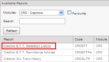 Select report