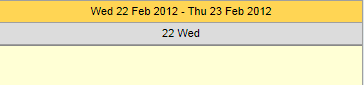 Booking Allocation (synweb, calendar area)