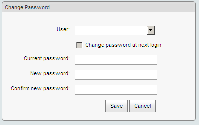 Change password (synweb)