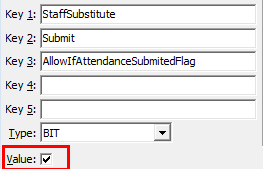 Configuration File Maintenance - AllowIfAttendanceSubmitedFlag configuration setting