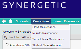 Curriculum menu (what's new v2.63, synweb)