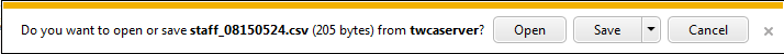 File Download window