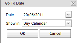 Go To Date window (synweb, object bookings)