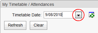 Drop-down list icon
