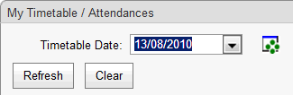 Updated Timetable Date