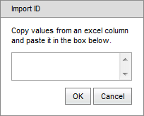 Import ID window (synweb)