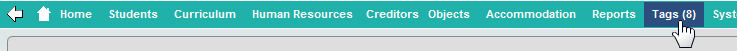 Menu bar (cut down)