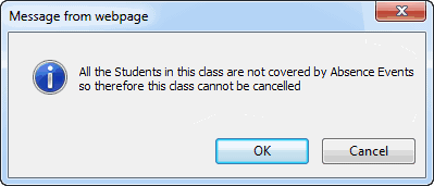 Message from webpage window