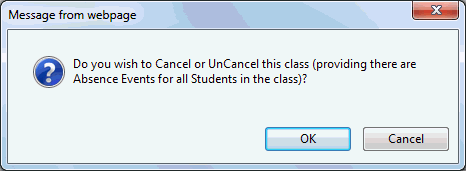 Message from webpage window