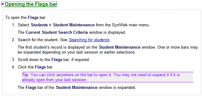 Drop-down hotspot (expanded)
