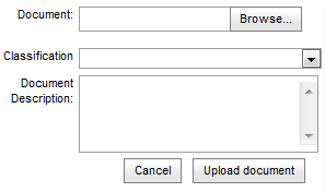 Pastoral Care (creation) Documents tab (attach document)