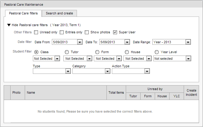 Pastoral Care Maintenance (synweb)