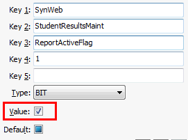 ReportEnabledFlag configuration setting