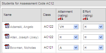 Results Maintenance - Assessment window (cut down)