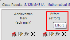 Results Maintenance Class window (synweb, cut down, column tooltip highlighted)