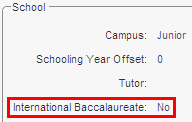 Student Maintenance - School bar (IB highlight, what's new v2.63, synweb)