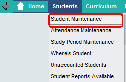 Students menu
