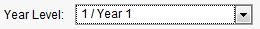 Student Search Criteria (Year level field, synweb)