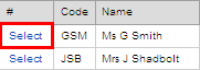 Substitution search results (synweb, cut down)