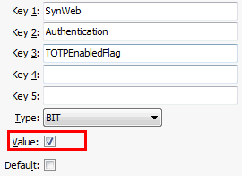 TOTPEnabledFlag configuration setting