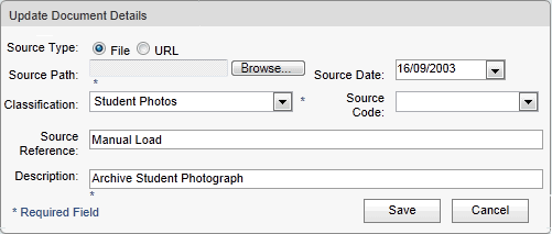 Update Document Details (cut down, SynWeb3)