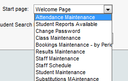 User Preferences (Start page, cutdown)