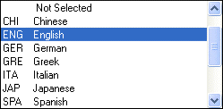 Drop-down list