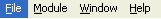 File drop-down list