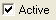Active checkbox