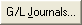 G/L journals button