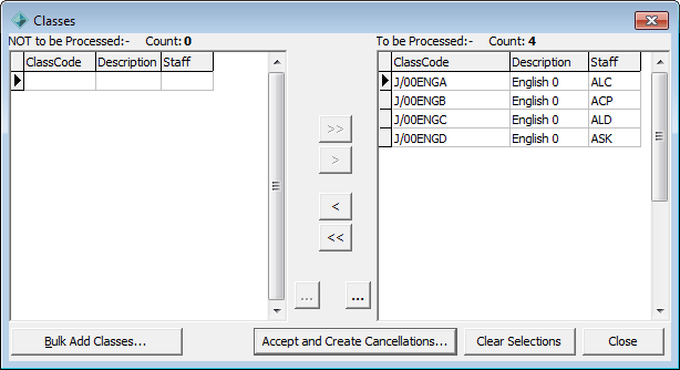 Classes window (Bulk Cancel Classes, initial view after search).gif