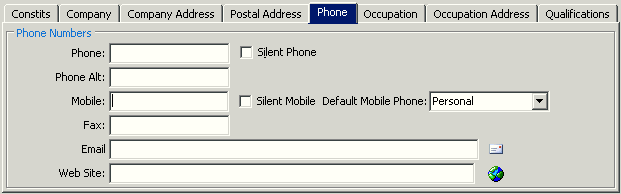 Community Maintenance - Phone tab (company, cut down)