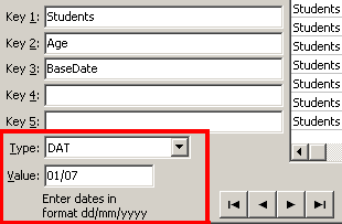Configuration File Maintenance (BaseDate, 01-07)