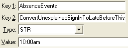 Configuration File Maintenance (ConvertUnexplainedSignInToLateBeforeThis)