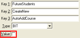 Configuration File Maintenance (FutureStudents:AutoAddCourse)