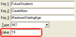 Configuration File Maintenance (MaximumStartingAge)