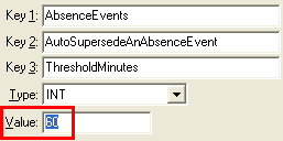 Configuration File Maintenance (ThresholdMinutes)