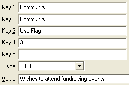 Configuration file maintenance - CommunityUserFlags