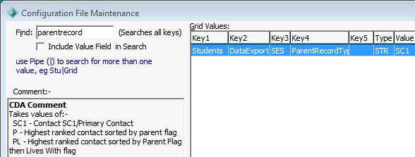 configuration file maintenance - SES parent extraction settings.gif